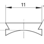Hawke Tactical Ring Mount 34mm 9-11mm dovetail