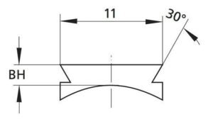 Hawke Tactical Ring Mount 34mm 9-11mm dovetail