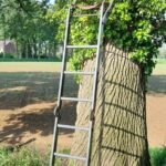 Lichtgewicht aanzitladder met zit