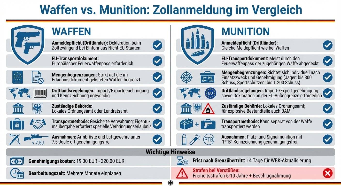 Soorten wapens en munitie